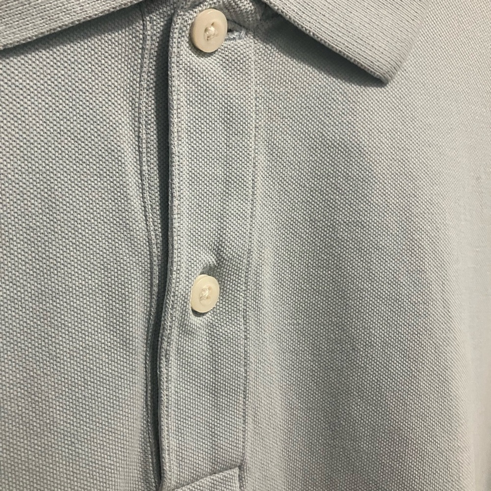 UNTUCKit brand designer light blue pullover golf polo shirt adult size medium - Picture 6 of 10